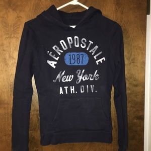 Aeropostale Navy Blue Hoodie (Small)